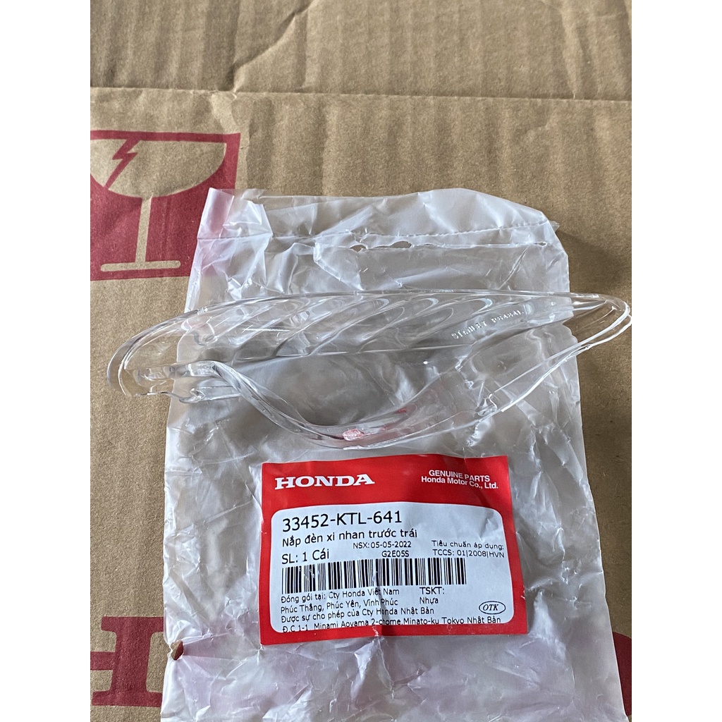 Nắp đèn xi nhan trước bên trái HONDA WAVE A100 Cá, A110.