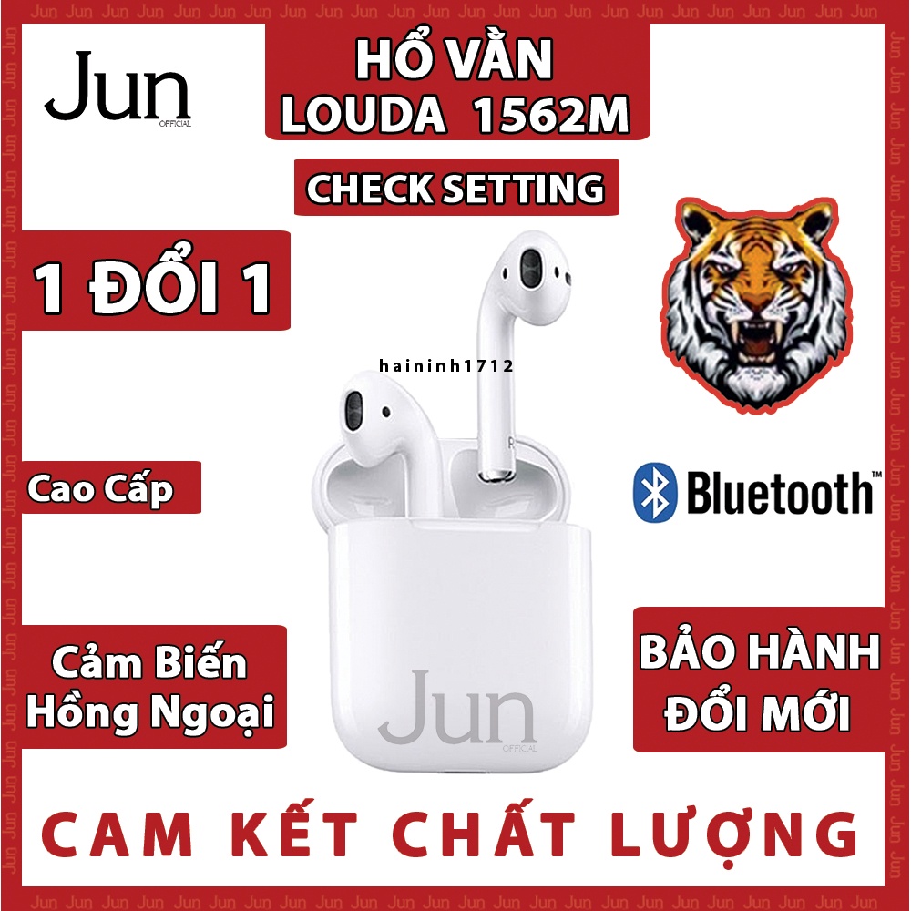 Tai Nghe Bluetooth Hổ Vằn 1562M Check Setting Bản Cao Cấp 2021 - Chất Âm 9/10