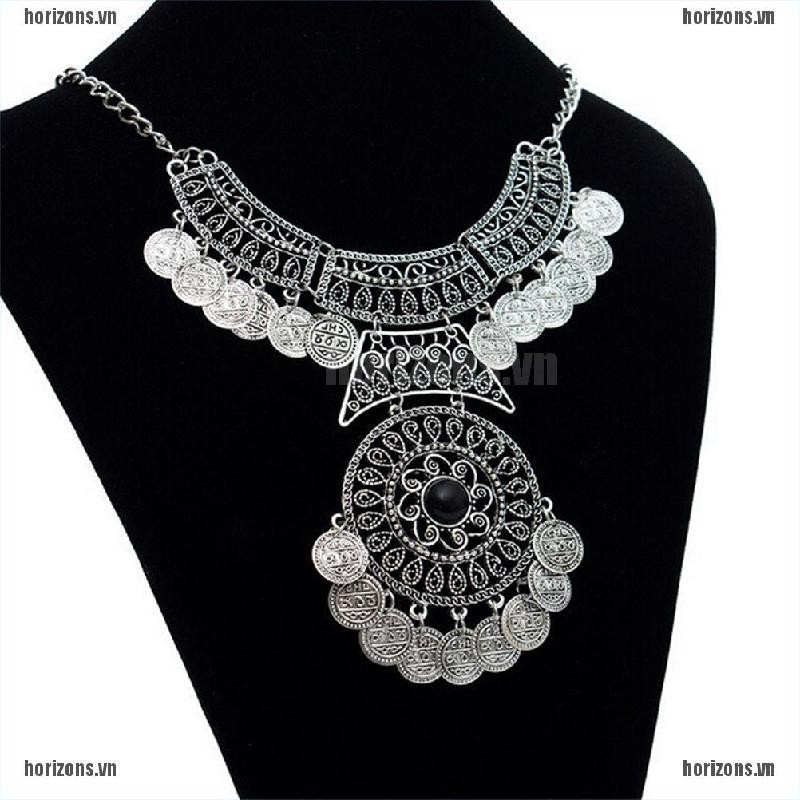 Vòng cổ Mặt Đồng Xu Phong Cách Bohemian Thời Trang Cho Nữ