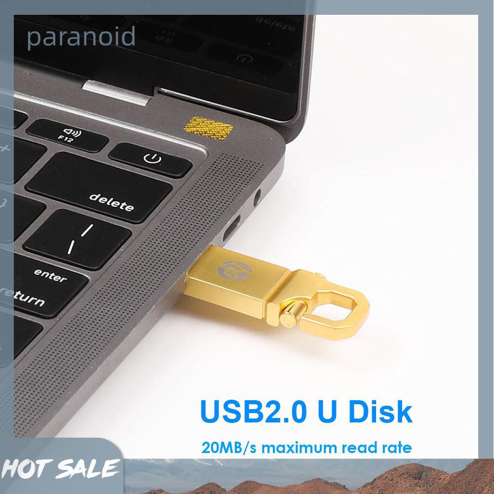 Usb 2.0 Bằng Kim Loại Chống Nước Có Móc Khóa Tiện Dụng | BigBuy360 - bigbuy360.vn