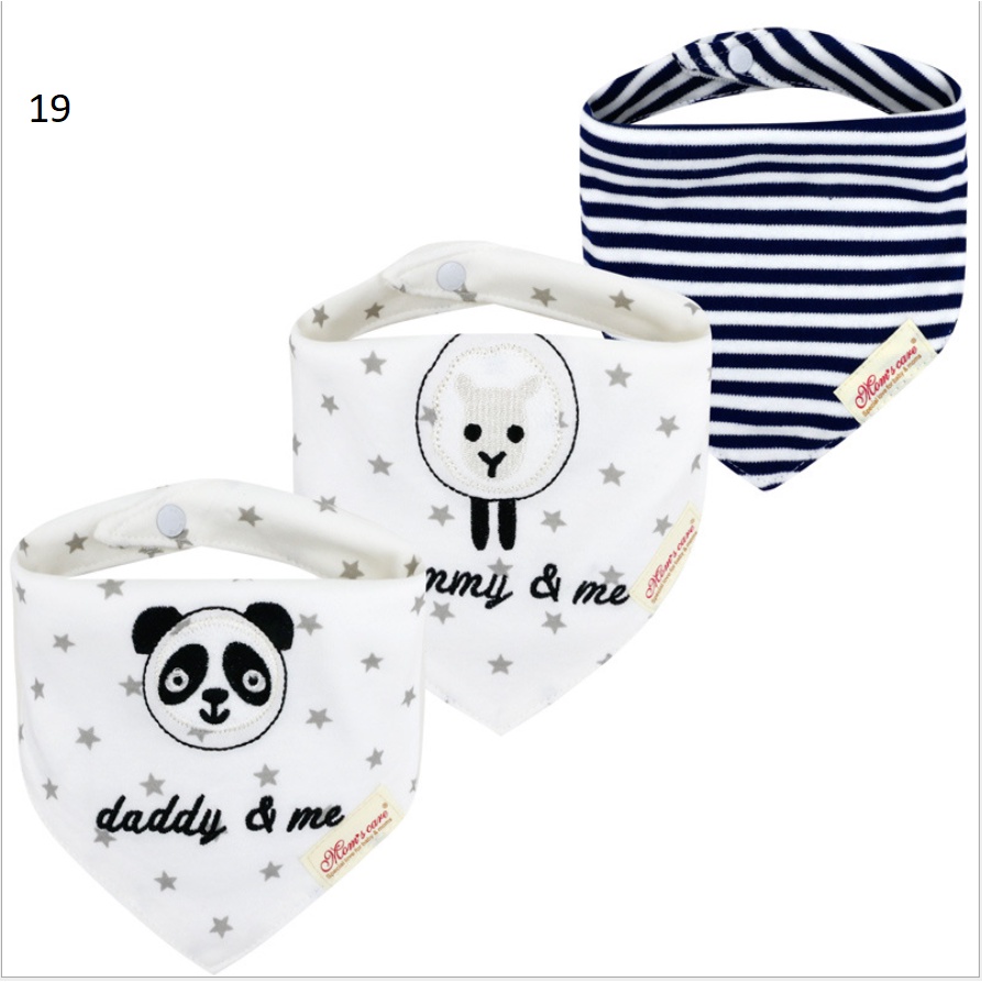 Khăn tam giác Momcare set 3c - Bé Trai