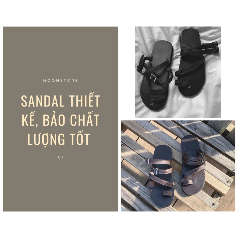 Dép SANDAL Thiết kế, đi hai kiểu, đeo quai xinh( Ảnh shop chụp)