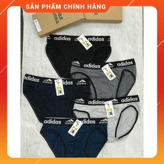 Quần Lót Nam Tam Giác Quần Sịp Nam Tam Giác Adidas Chất Cotton Co dãn 4 Chiều - MỀM MẠI – KHÔ THOÁNG – MẶC NHƯ KHÔNG