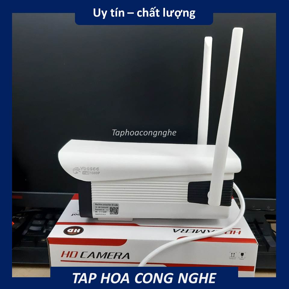 Camera IP Wifi Ngoài trời app Yoosee 2 Râu 1080P - LED trợ sáng quay đêm có màu, chống nước chống bụi... | BigBuy360 - bigbuy360.vn