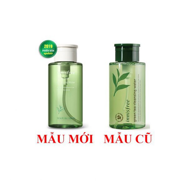 [Có sẵn] Nước tẩy trang trà xanh Innisfree Green Tea Cleansing Water 300ml chính hãng