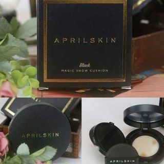 Phấn nước April Skin Magic Snow Cushion 2.0 SPF50+ PA+++ 15g màu 22 Pink Beige - Da sáng hồng