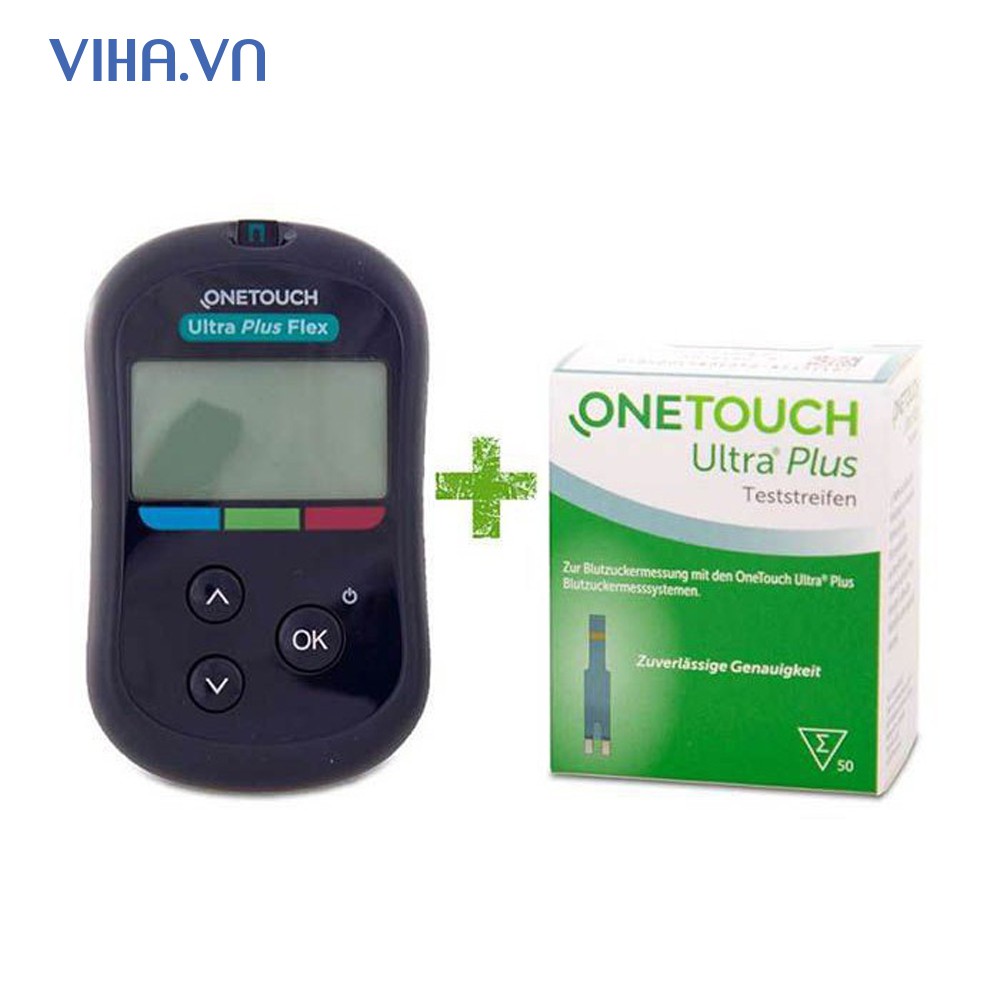 Máy đo đường huyết One Touch Ultra Plus Flex Johnson &amp; Johnson- y tế việt hà