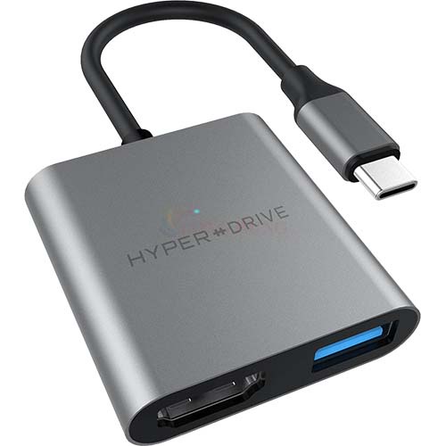 Cổng chuyển đổi HyperDrive 3-in-1 USB-C Hub HD259 - Hàng chính hãng