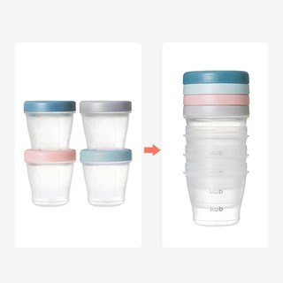 Bộ 4 Hộp Trữ Thức Ăn - KUB