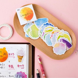 P2 - Set 45 miếng dán sticker trang trí nhiều mẫu