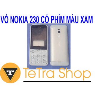 VỎ NOKIA 230 CÓ PHÍM MÀU XAM