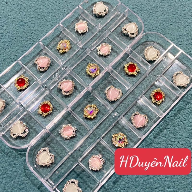 Giảm giá 12v sét cham đá mix trang trí móng tay làm hoa bột nail