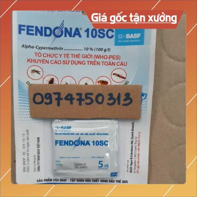 Thuốc diệt muỗi, kiến, gián, bọ chét PENDONA 10SC gói 5ml