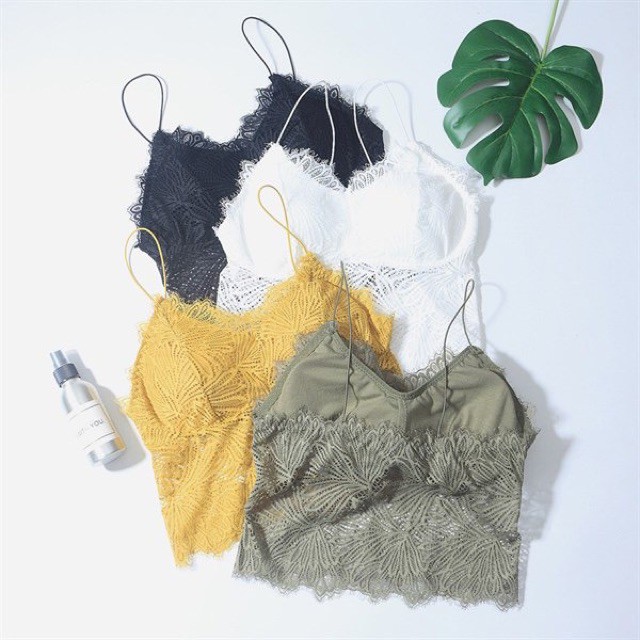 ♥️ Áo Lót Nữ ♥️ Áo bra ren cao cấp croptop dây mảnh siêu xinh bralette dây mảnh