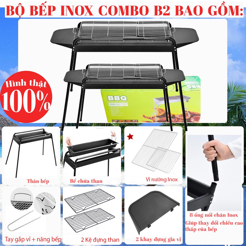 Bếp Nướng Than Cao Cấp, Bếp Nướng Than Gấp Gọn, Bếp Nướng Dã Ngoại, Bếp Nướng BBQ