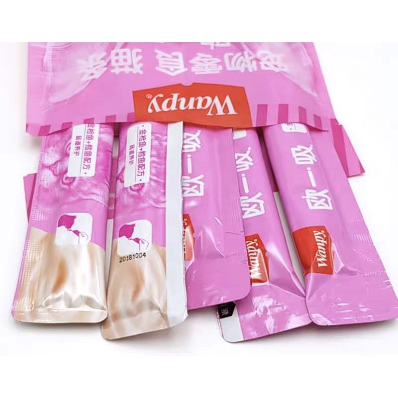 [HÀ NỘI] Súp Thưởng Wanpy Cao Cấp Gói 5 thanh 14gr