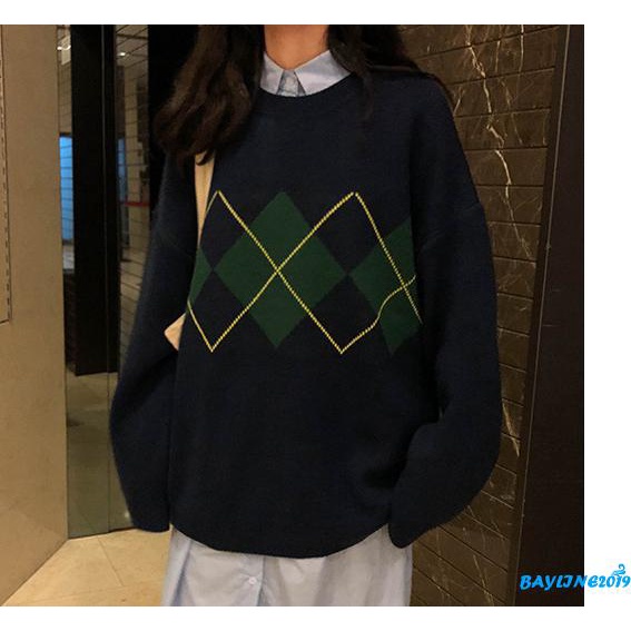 Áo Len Tay Dài Cổ Tròn Thời Trang Cho Nữ