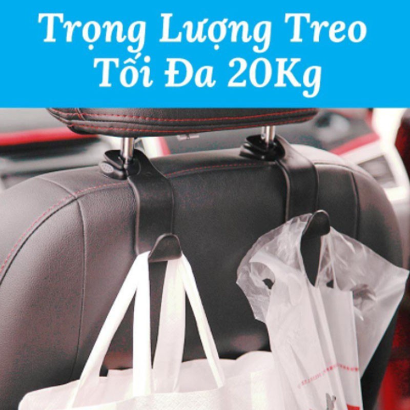 Móc chữ S treo đồ sau ghế ô tô, xe hơi