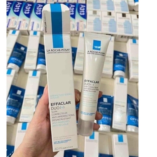 Kem Dưỡng Da La Roche-Posay Effaclar Duo+ Giúp Giảm Mụn, Ngăn Ngừa Vết Thâm 40ml