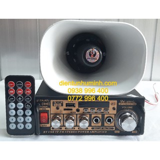 Bộ Ampli mini và loa nén 10W Cao Cấp Bluetooth điện 220V và 12V YW-6901L