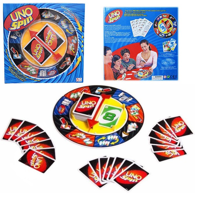 TRÒ CHƠI BOARDGAME UNO SPIN - UNO XOAY VÒNG