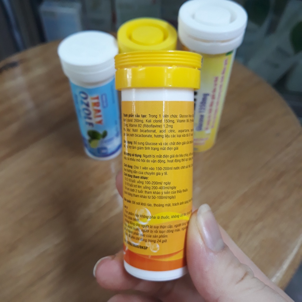 Viên sủi bù điện giải  oresol - ozone - ozensol