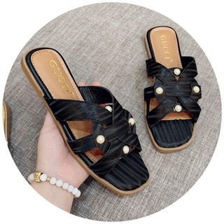 Dép Rọ Nữ Đính Hạt Phong Cách Mẫu Mới