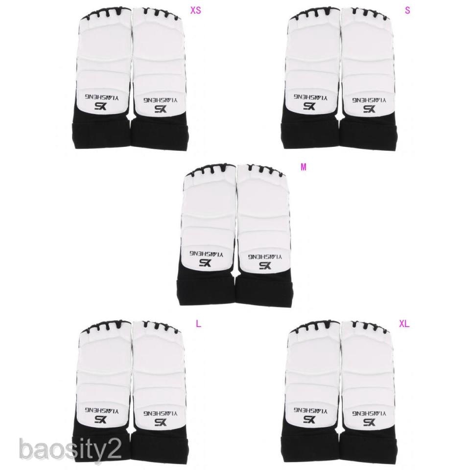 PU Taekwondo Foot Protector Guard Karate MMA Pads Socks Sparring Gear XS