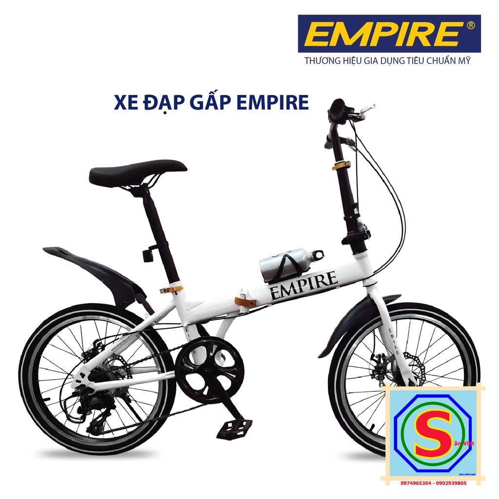 Có baga và bọc lót yên xe đạp gấp 20 inch Empire E-1000 - CHUẨN MỸ - Inbox Shop để nhận VOUCHER Ạ