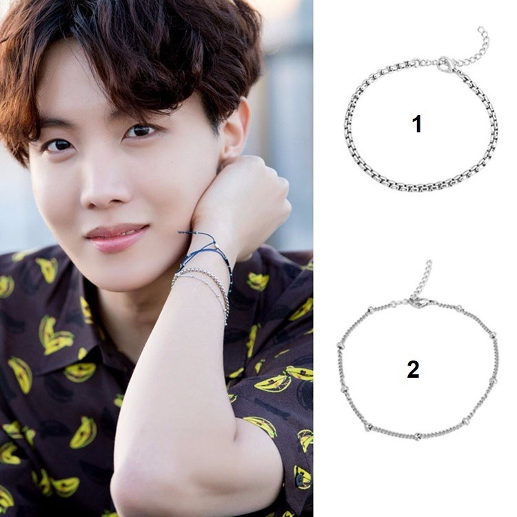 Lắc tay titan J-Hope BTS không gỉ UB121801