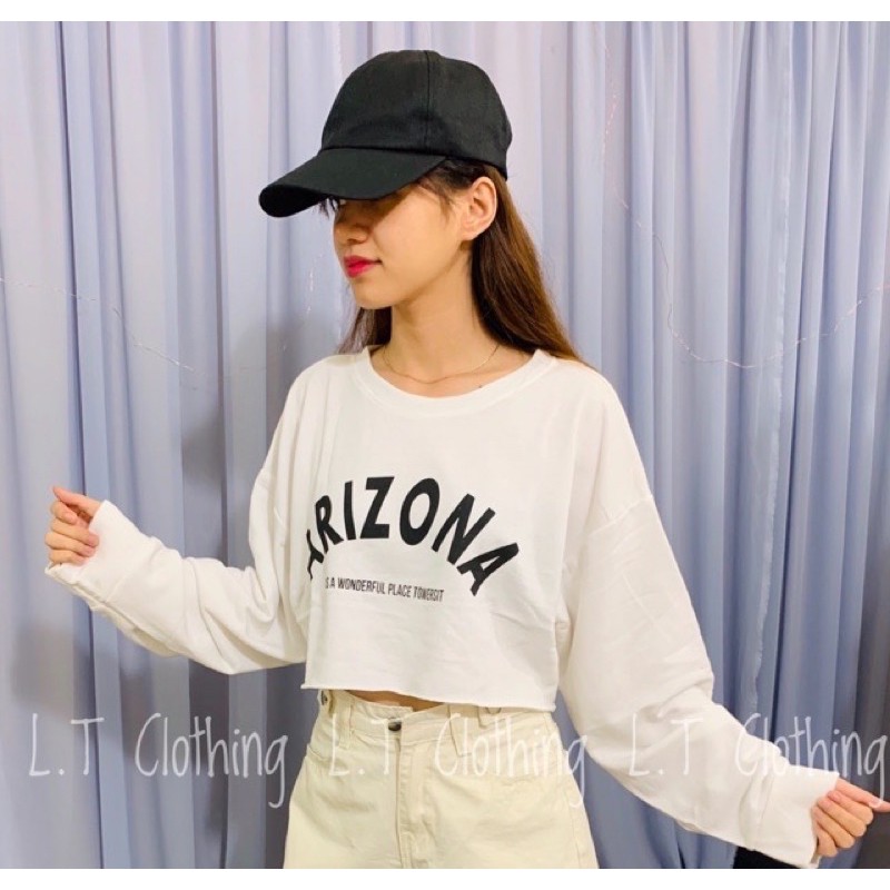 Áo croptop dài tay dưới 60kg - Arizona | BigBuy360 - bigbuy360.vn