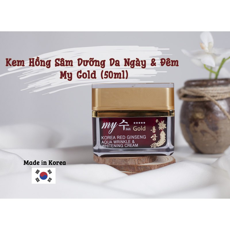 Kem Hồng Sâm Dưỡng Da Ngày & Đêm My Gold (50ml)