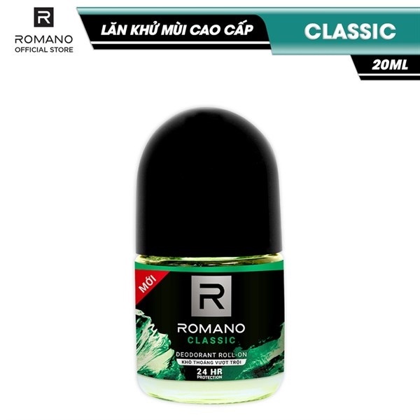 LĂN KHỬ MÙI ROMANO CLASSIC HƯƠNG NAM TÍNH 20ML