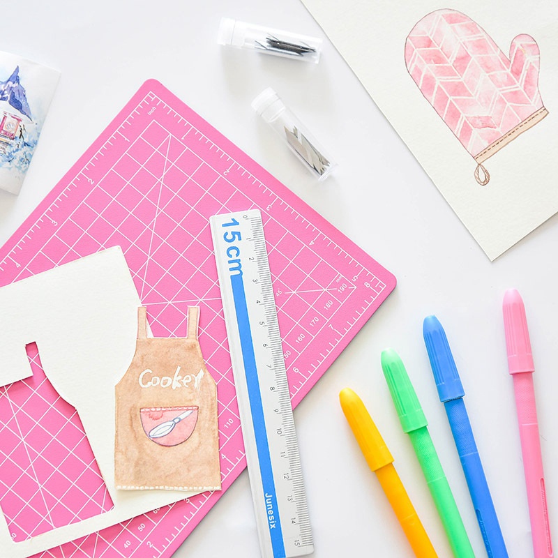 Thảm Cắt Thủ Công Hai Mặt Tự Phục Hồi Sáng Tạo