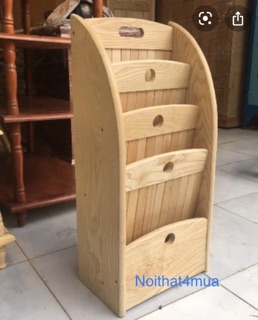 KỆ ĐỂ SÁCH BÁO, TẠP CHÍ GỖ CAO SU