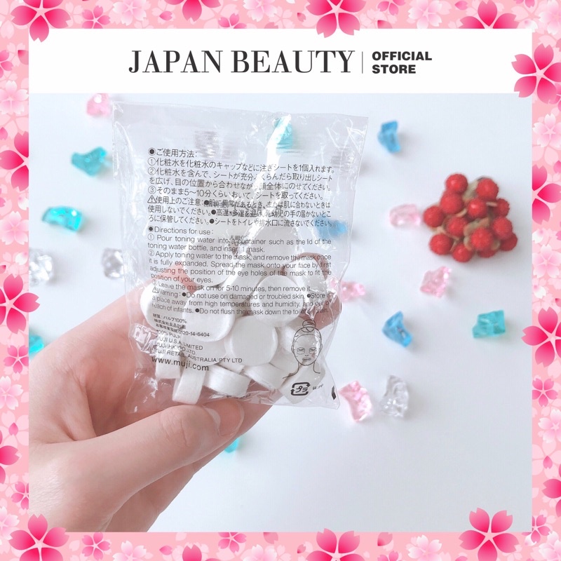 Mặt nạ giấy nén muji Nhật Bản