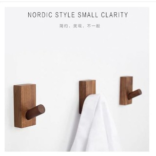 [ Freeship 50k ] Móc gỗ treo tường phong cách Hàn Quốc, Móc gỗ treo đồ, Móc gắn tường gỗ trự nhiên.