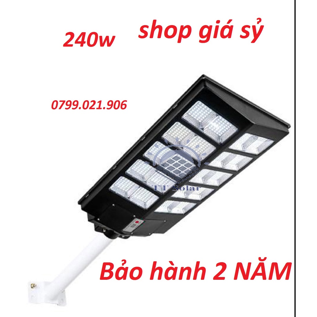 Đèn Năng Lượng Mặt Trời Liền Thể 500w,400w,240w,180w (Đủ Công Suất) Sáng Liên Tục 12h. Bảo Hành 24 tháng