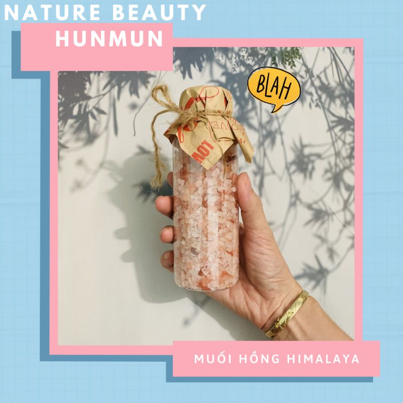 Muối Hồng Himalaya Làm Đẹp Dưỡng Da HUNMUN Handmade