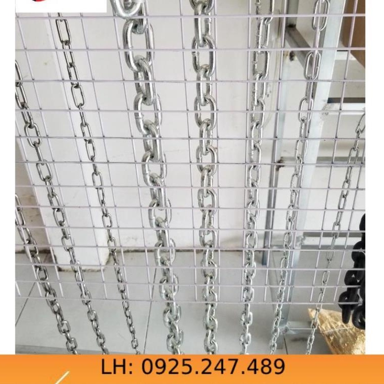 Dây Xích Sắt Mạ Kẽm 4mm(li).Sử dụng cho gia đình,công trình và xí nghiệp.