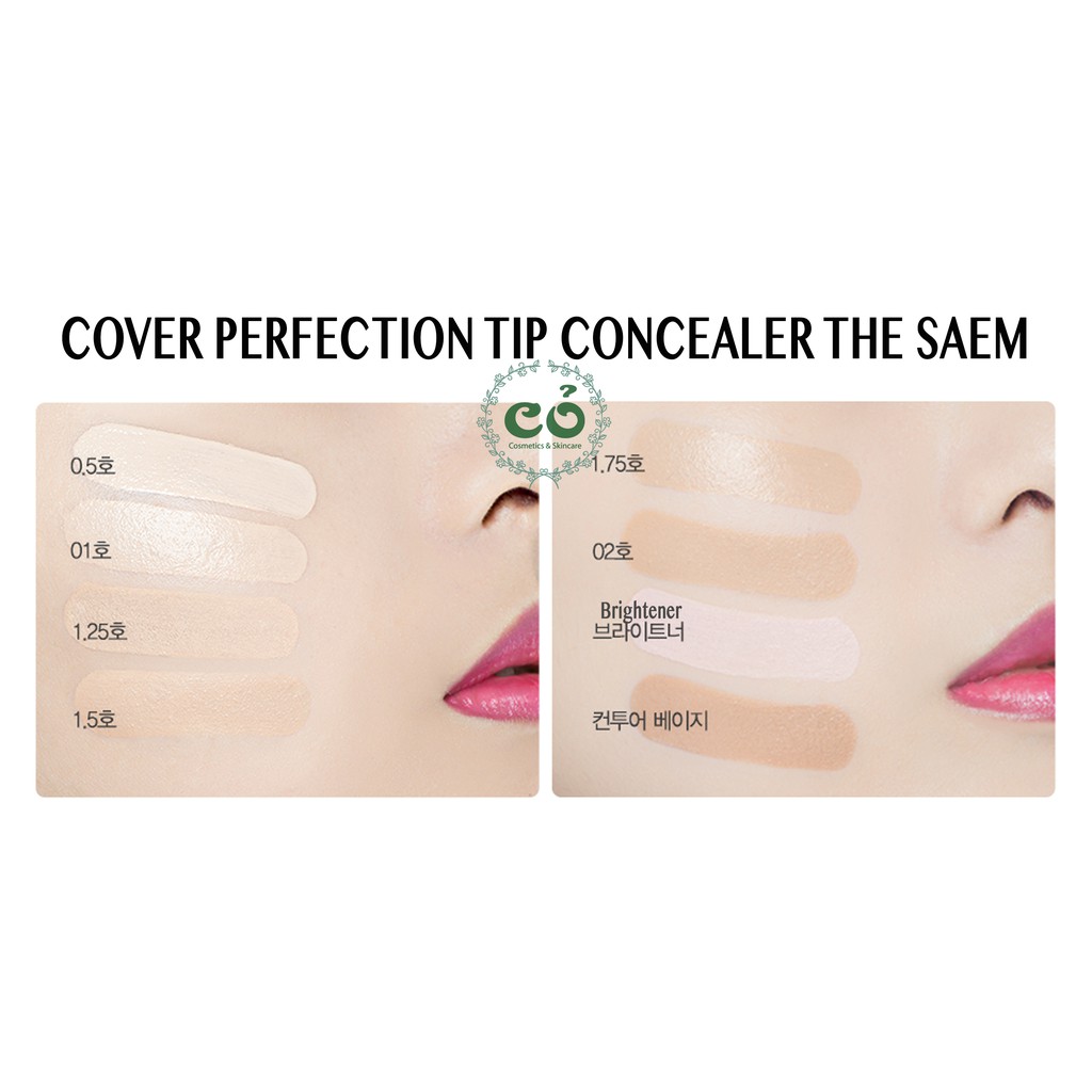 Che Khuyết Điểm The Saem The Saem Cover Perfection Tip Concealer 6.5g