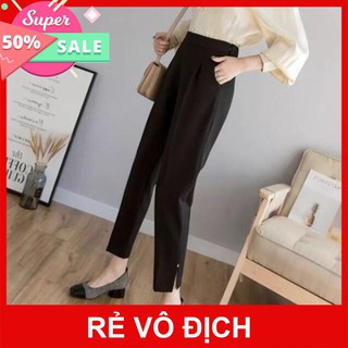 Quần baggy xẻ gấu xinh xắn _ Quần Tây Nữ