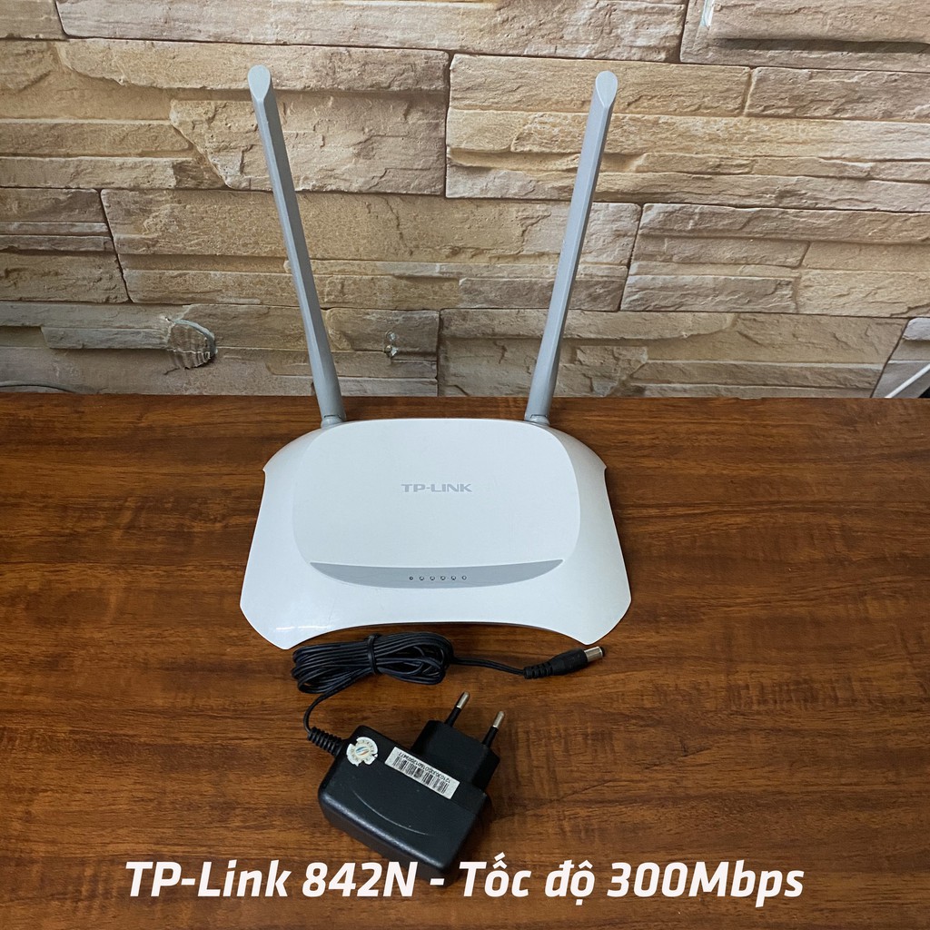 T4 Bộ phát wifi TPLink 2 râu 842N/841N, Cục phát wifi hình thức đẹp 300Mbps 45 9
