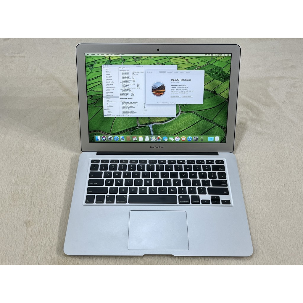 Máy tính Macbook Air (13 inch, 2017) Core i5 / RAM 8GB / SSD 128GB MQD32