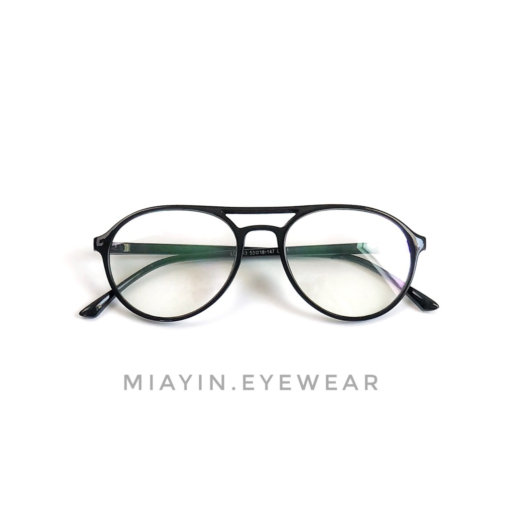 Gọng kính cận phi công dáng tròn-Lino-Miayin.eyewear