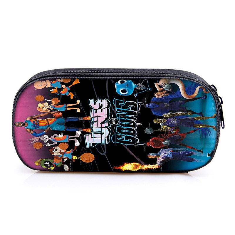 Hộp Đựng Bút Đa Năng Sức Chứa Lớn In Hình Anime Space Jam 2