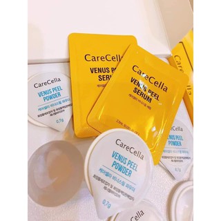 VIKIM  SINH HỌC TẢO BIỂN VENUS PEEL CARECELLA - Set ( 2 gói serum+1 hũ bột vikim)