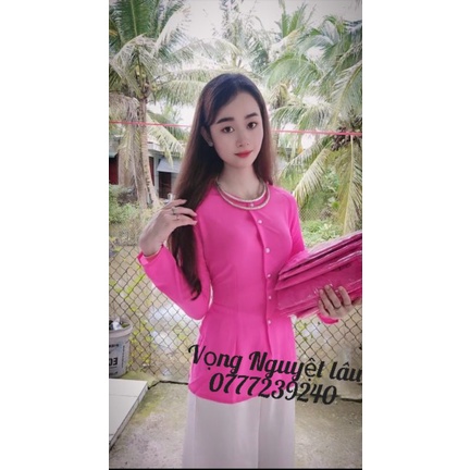 ÁO BÀ BA VOAN TRƠN NHIỀU MÀU
