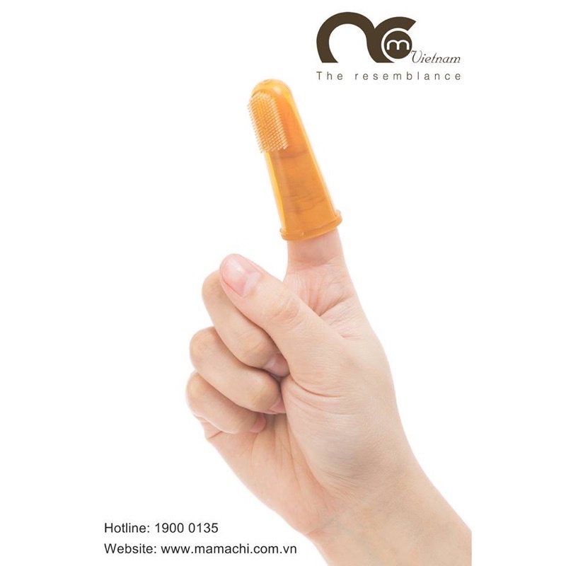 Dụng cụ vệ sinh răng miệng cho trẻ sơ sinh chất liệu Silicone Nano bạc Mamachi