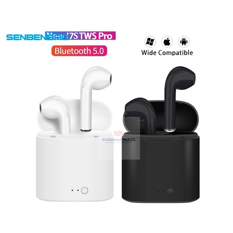 Tai Nghe Thể Thao Không Dây tws i7s bluetooth 5.0 Có mic Và Hộp Sạc Cho Tất Cả Điện Thoại Thông Minh